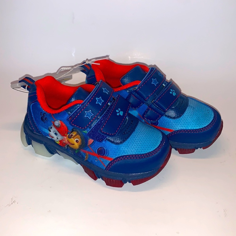 Paw Patrol Blue boy Shoes size 8 NEW